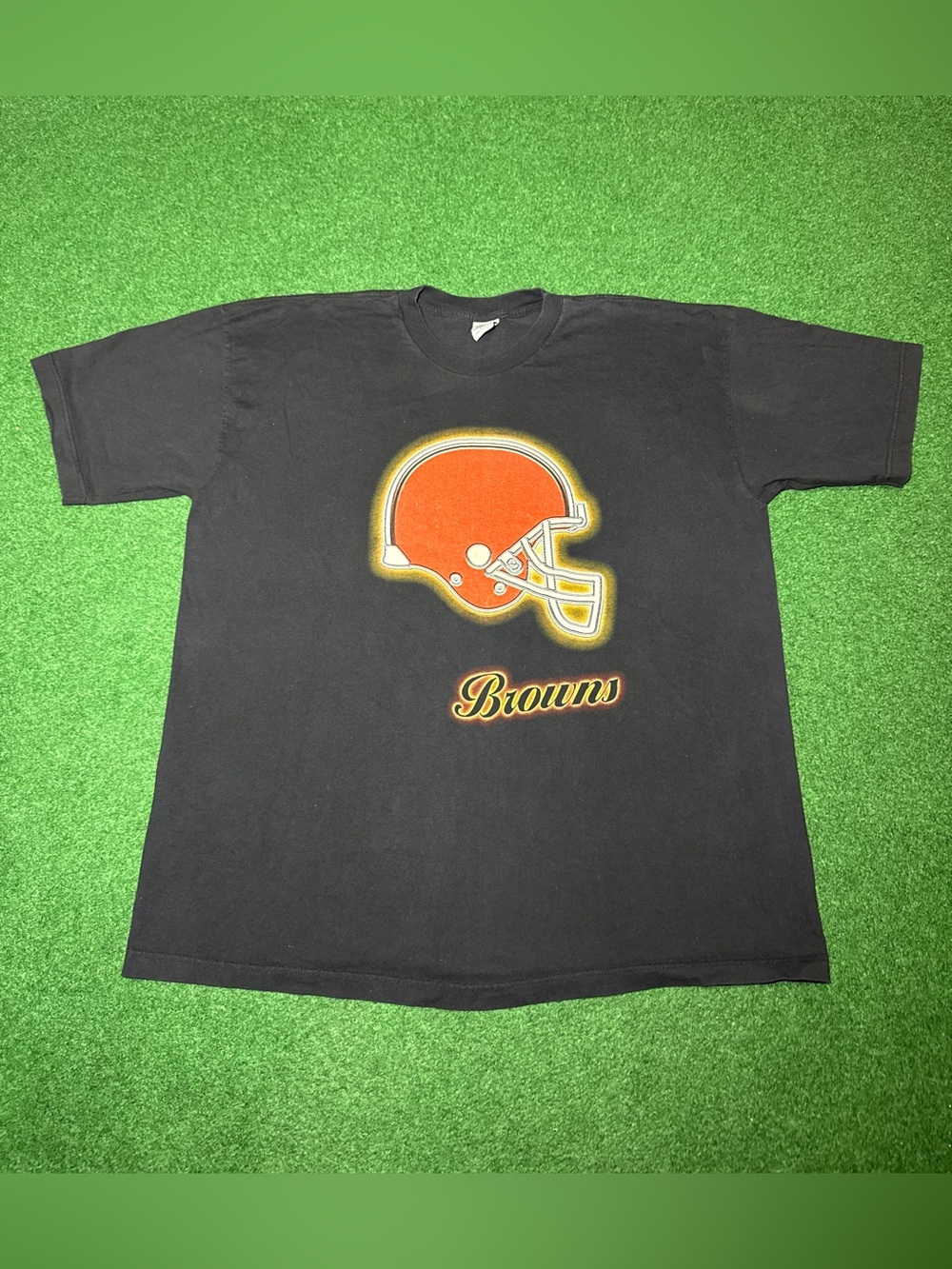 Cleveland Browns Vintage T Shirt 3XL Black 90s Y2K Retro Graphic NFL Shirt